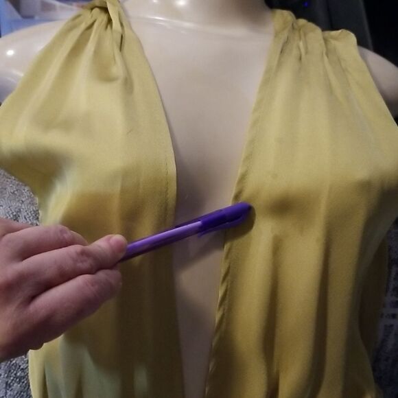 Emory Park Jumpsuit small gree second skin pre-owned - Picture 12 of 15